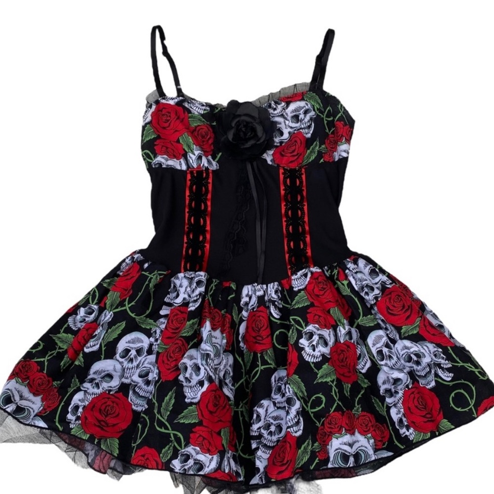Lip service dahlia of the dead mini dress